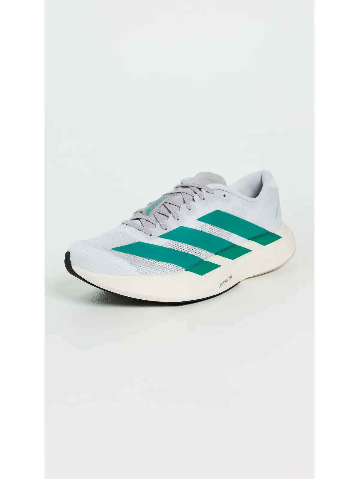 adidas アディゼロ EVO SL スニーカー ホワイト/ピュアティール - 画像2