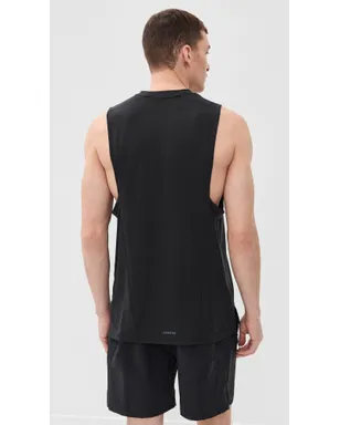 adidas トレーニング用ワークアウトタンクトップ ブラック - サムネイル3
