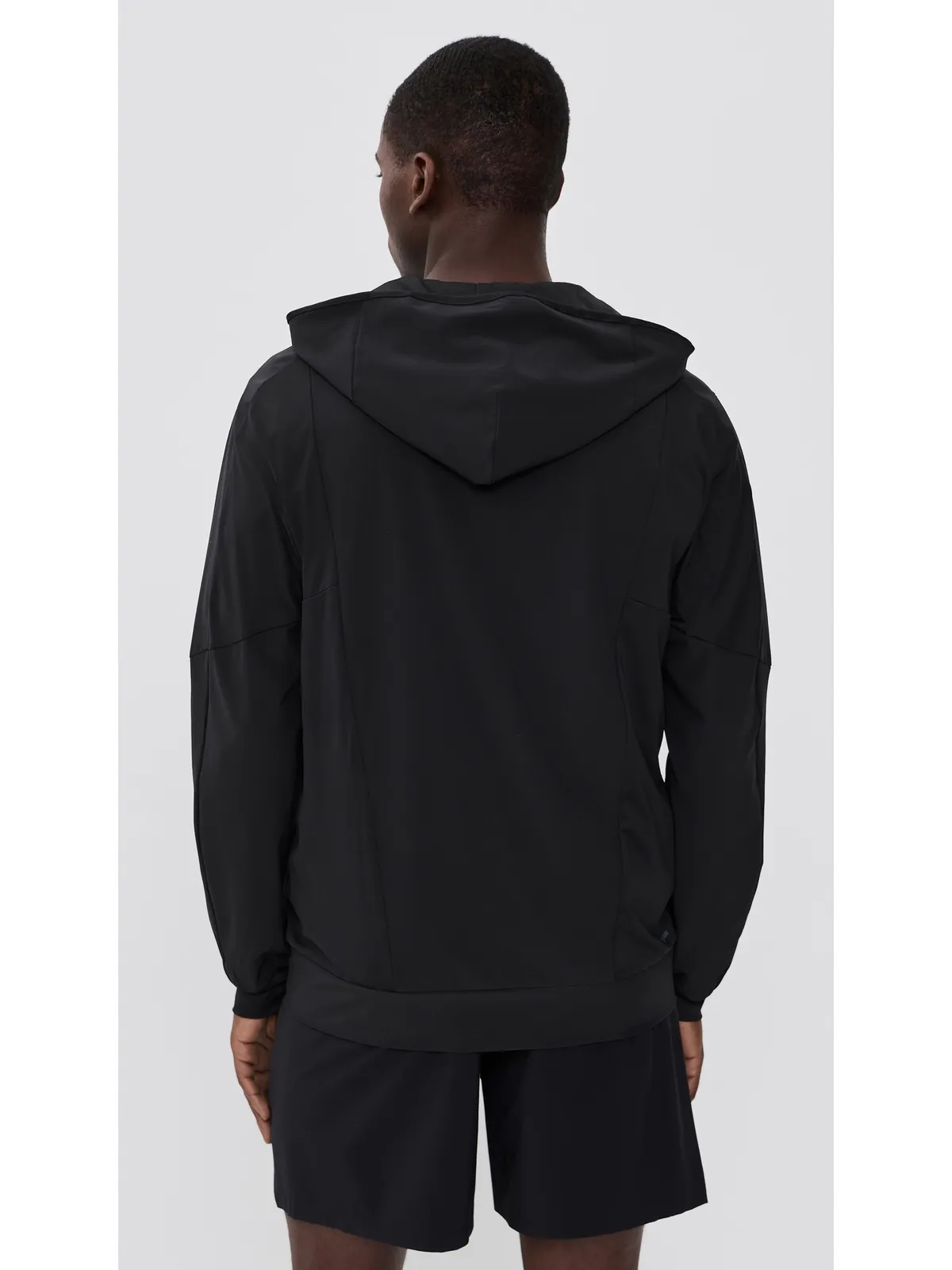 adidas ワークアウト フルジップ スウェットシャツ ブラック - 画像3