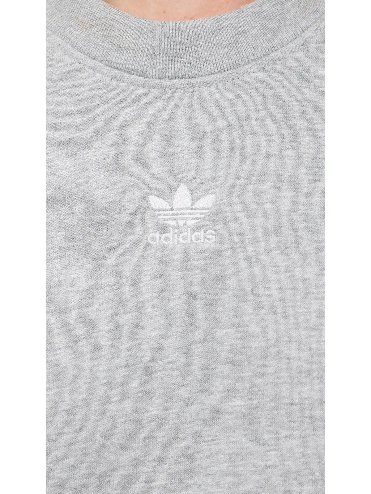 adidas エッセンシャルズ クルー ロング オーバーサイズ フリース - 画像6