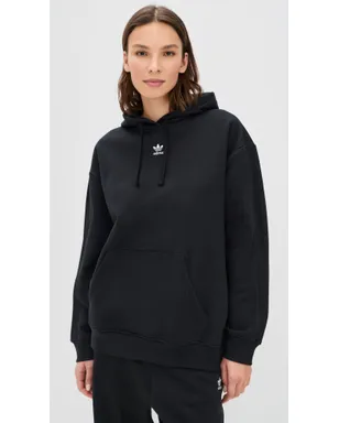 adidas ビンテージ エッセンシャルズ オーバーサイズ フリース フーディ ブラック M - サムネイル2