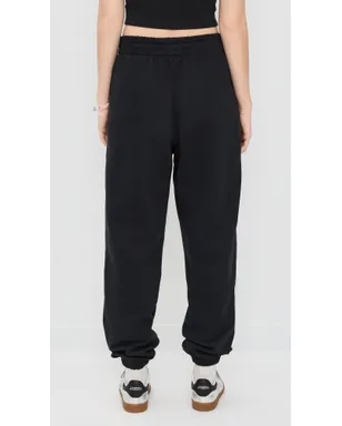 adidas エッセンシャルズ ルーズ フリース ジョガーパンツ ブラック - サムネイル3