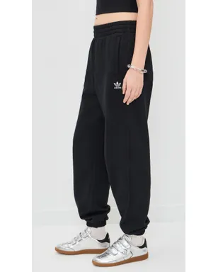 adidas エッセンシャルズ ルーズ フリース ジョガーパンツ ブラック - サムネイル4