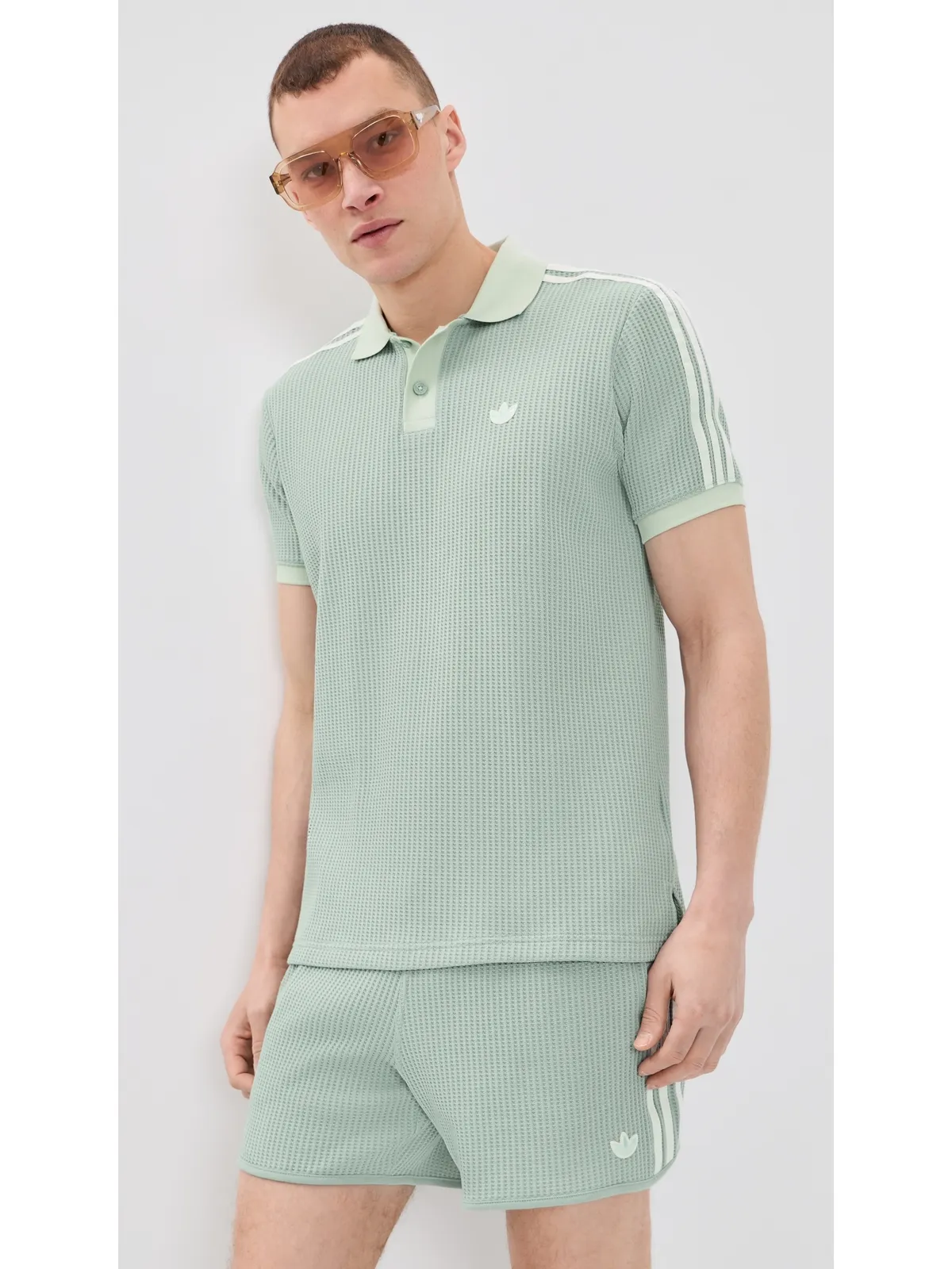 adidas ワッフルポロシャツ - 画像2
