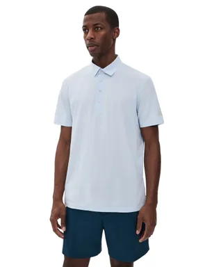 Adidas Golf Ultimate365 Tour Twistknit ポロシャツ クリスタルスカイ - サムネイル1