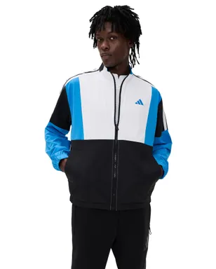 Adidas Golf フルジップ ウィンドブレーカー ジャケット ブラック - サムネイル1