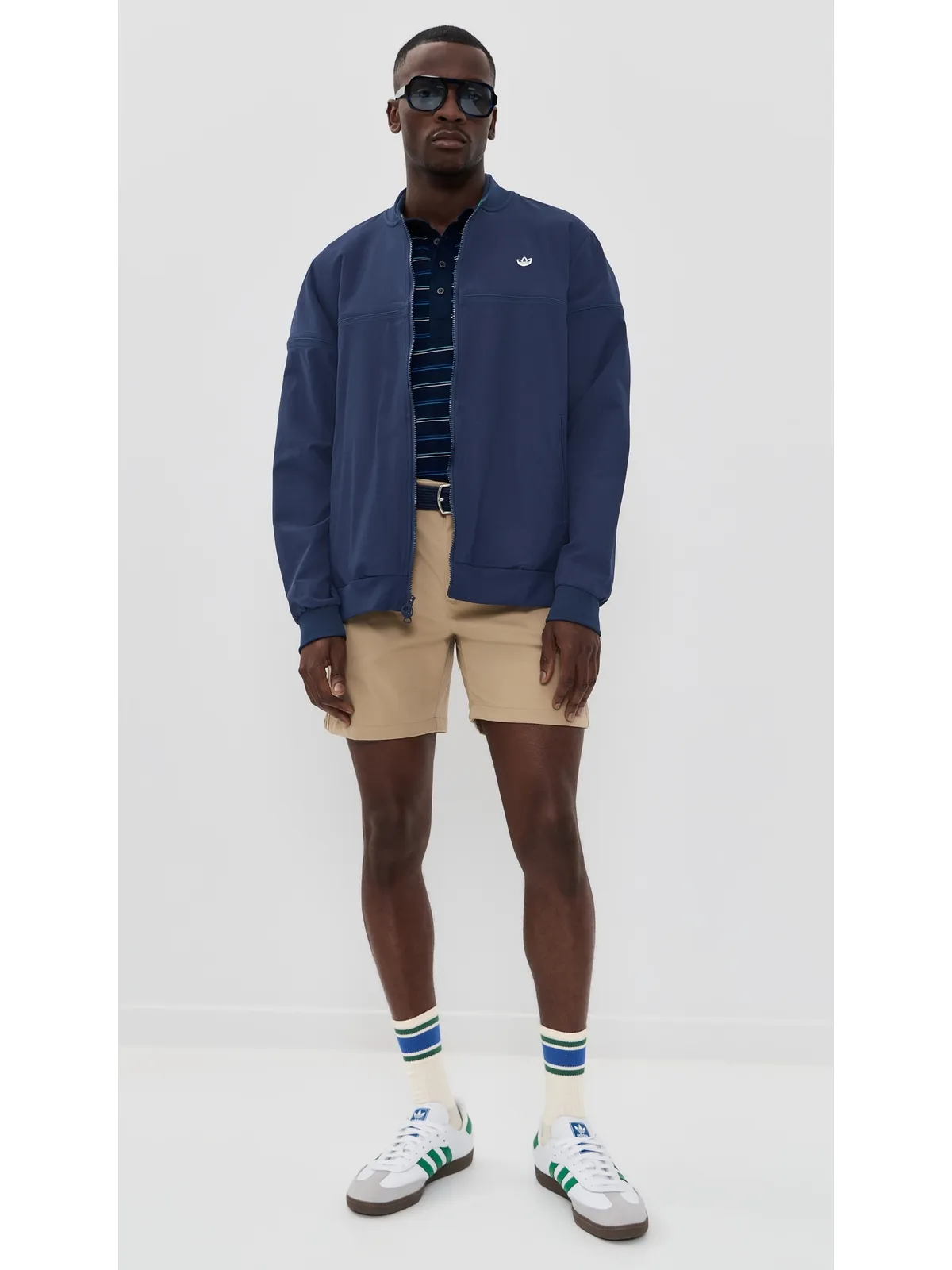 Adidas Golf Originals ボンバー ジャケット Night Indigo - 画像5