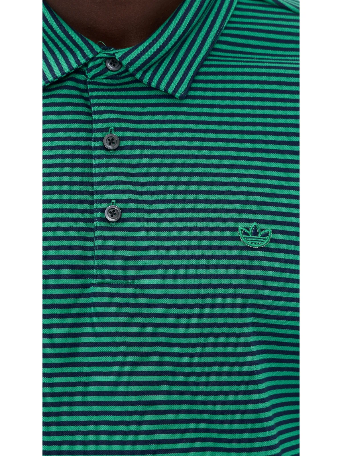 Adidas Golf ストライプ柄ピケポロシャツ - 画像6
