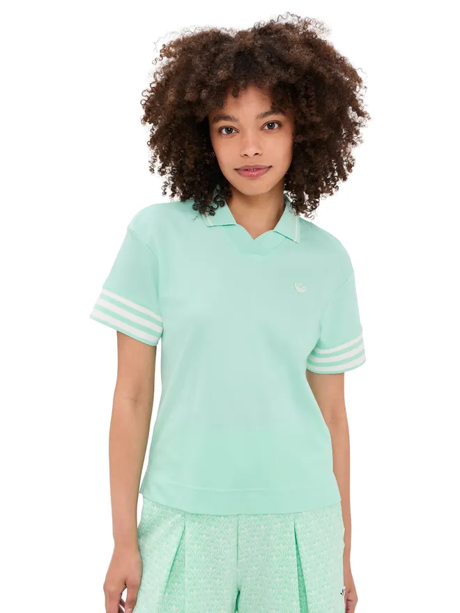Adidas Golf Adidas Golf 3ストライプポロシャツ クリアミントの商品画像