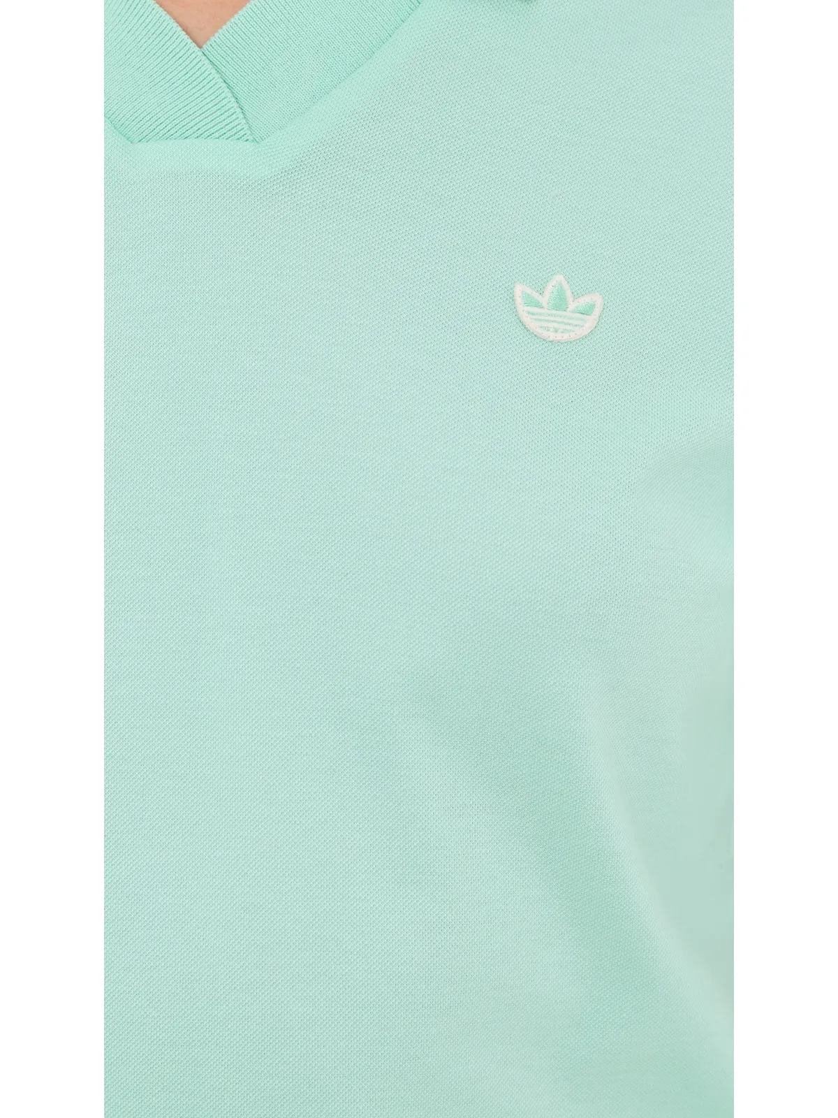 Adidas Golf 3ストライプポロシャツ クリアミント - 画像6