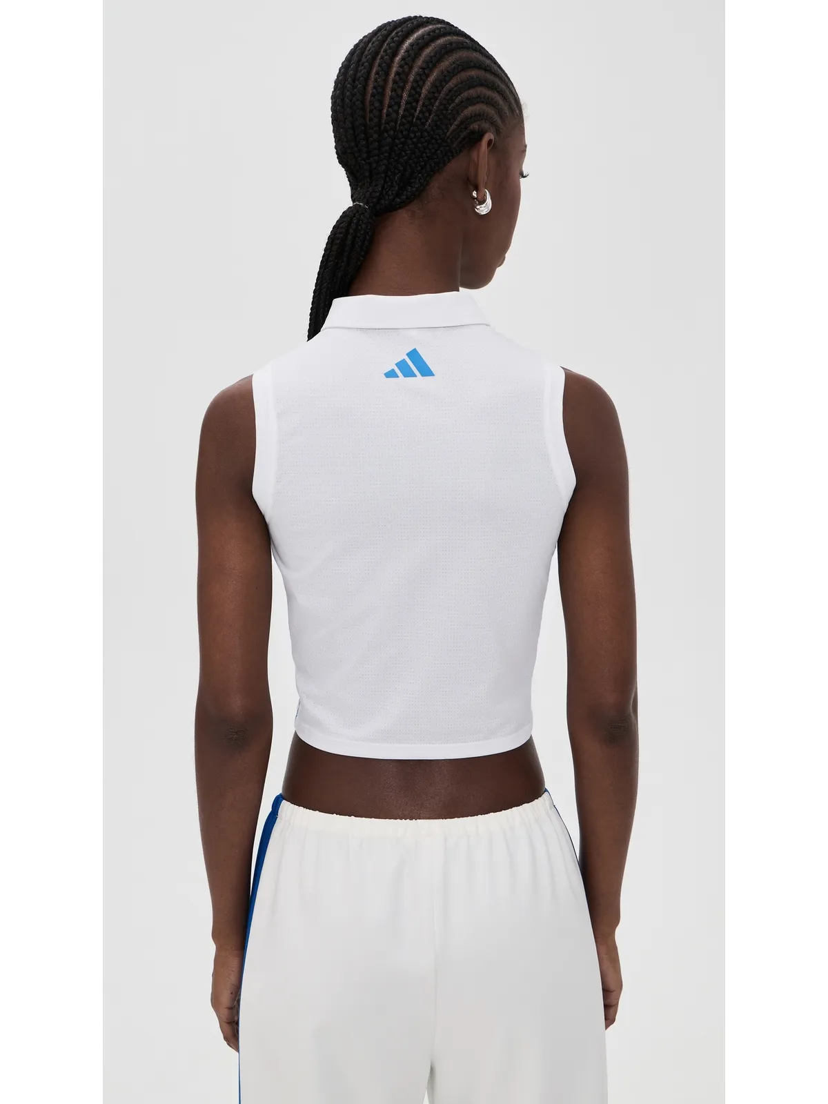 Adidas Golf Beyond Crop Twistknit ポロシャツ - 画像3