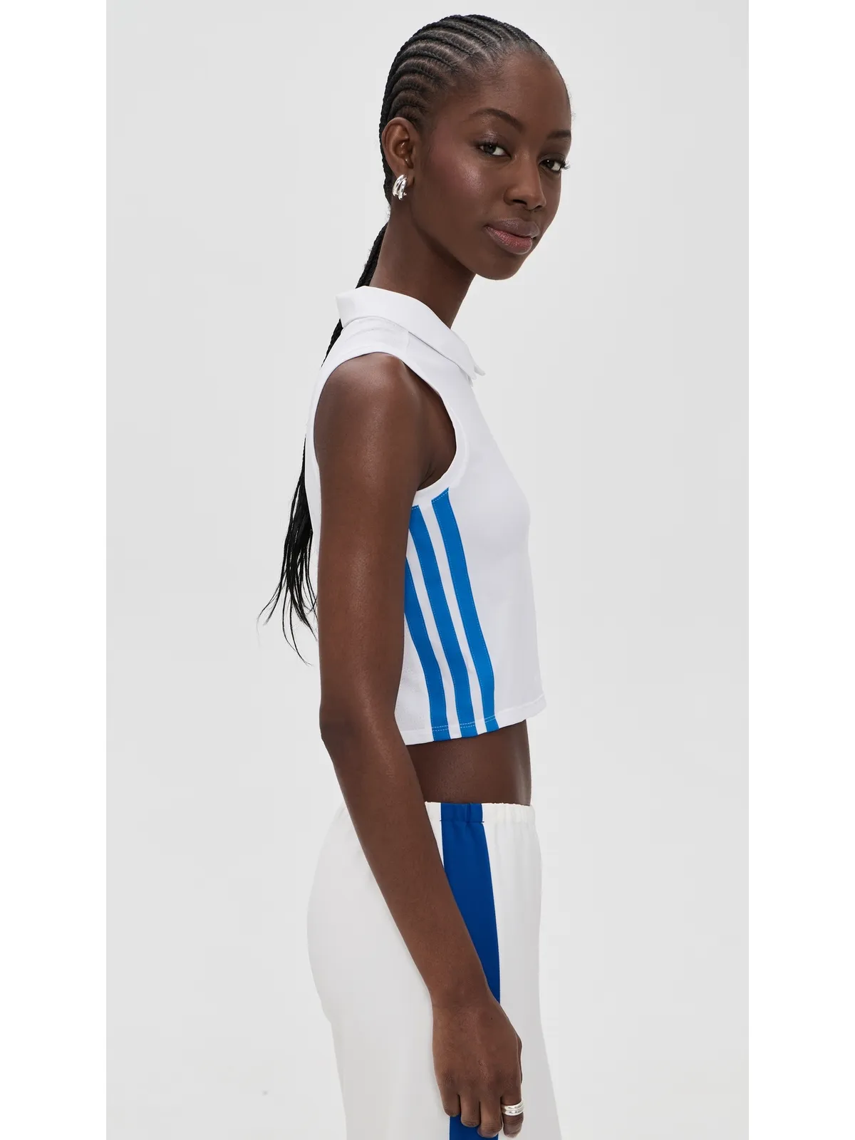 Adidas Golf Beyond Crop Twistknit ポロシャツ - 画像4