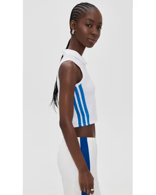 Adidas Golf Beyond Crop Twistknit ポロシャツ - サムネイル4