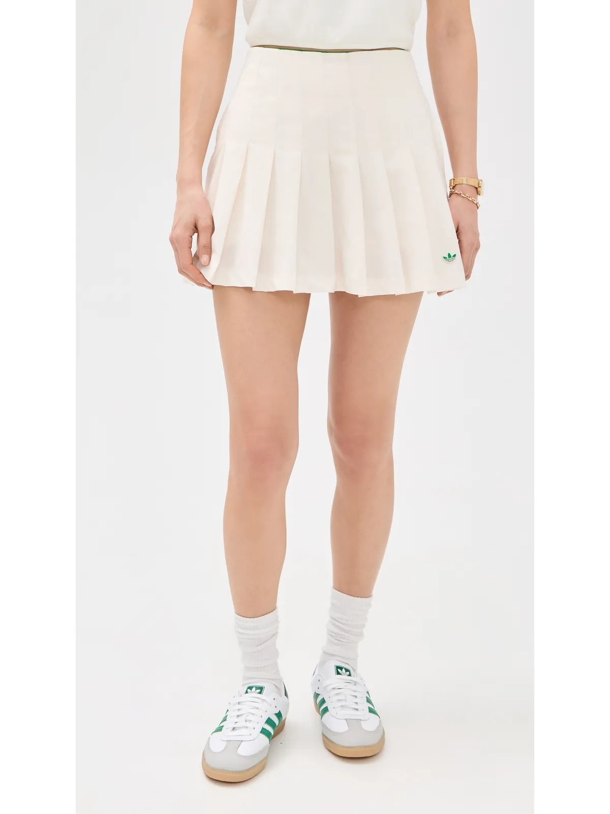 Adidas Golf Originals プリーツスコート チョークホワイト - 画像2