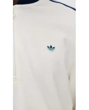 Adidas Golf オリジナルス 3ストライプ 1/4ジップ チャークホワイト/ナイトインディゴ メンズ - サムネイル6