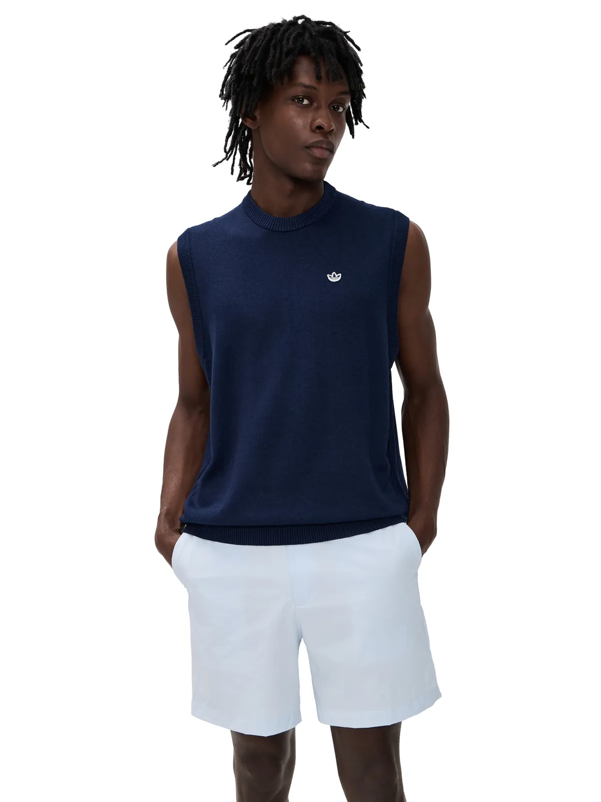 Adidas Golf セーター ベスト Night Indigo - 画像1