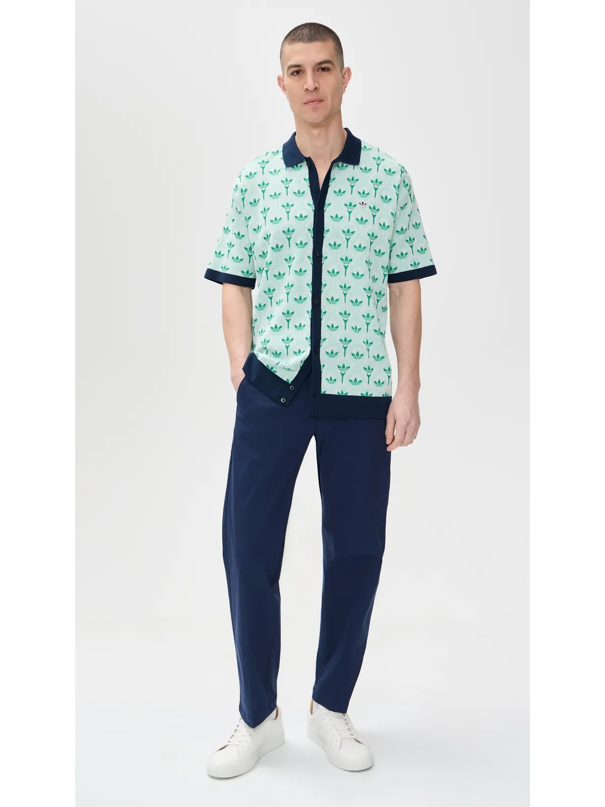 Adidas Golf オリジナルス ニット ポロ - 画像5