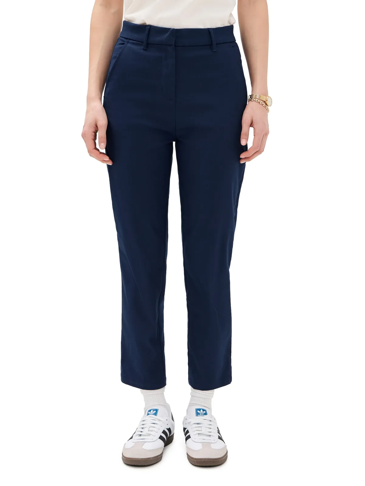 Adidas Golf オリジナルパンツ ナイトインディゴ - 画像1