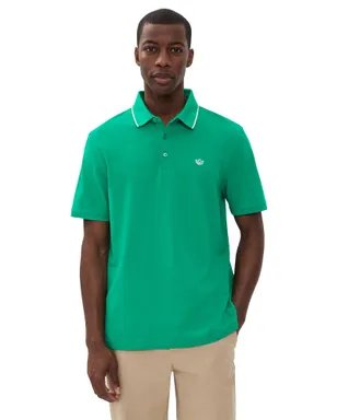 Adidas Golf ツイストニット トレフォイル ポロシャツ - サムネイル1