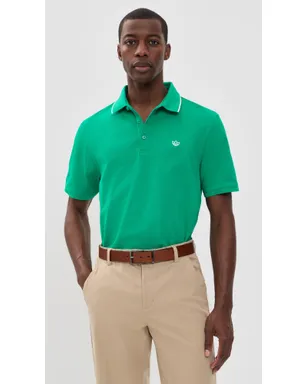 Adidas Golf ツイストニット トレフォイル ポロシャツ - サムネイル2