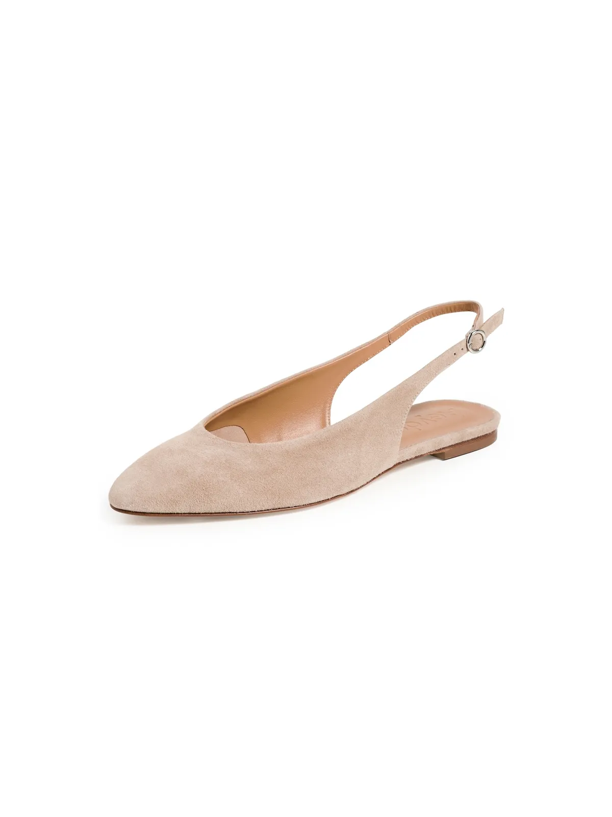 AEYDE Amelia Kid Suede Leather Sand Flats - 画像1