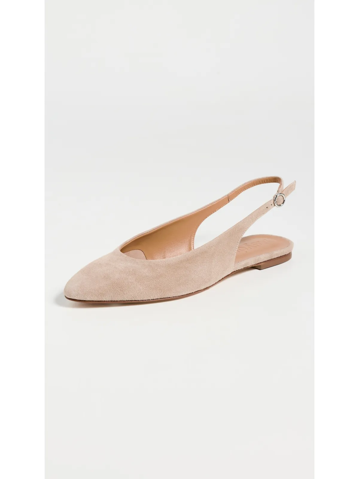 AEYDE Amelia Kid Suede Leather Sand Flats - 画像2