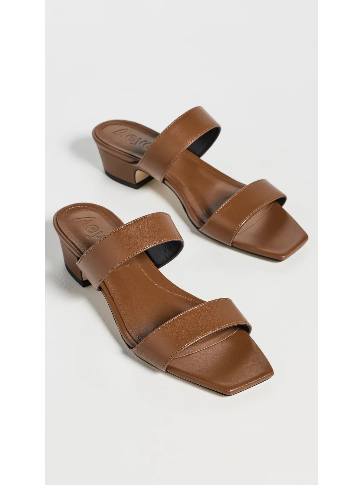 AEYDE Kemi Nappa Leather Tobacco Sandals - 画像5