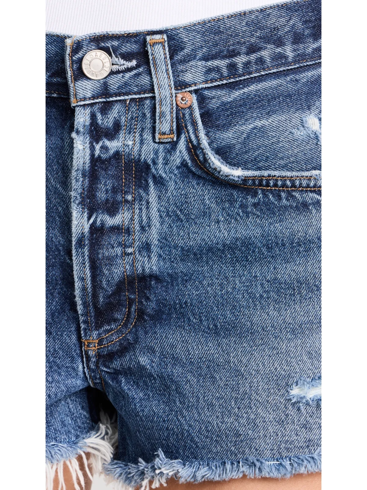 AGOLDE Parker ヴィンテージ カットオフショーツ - 画像6