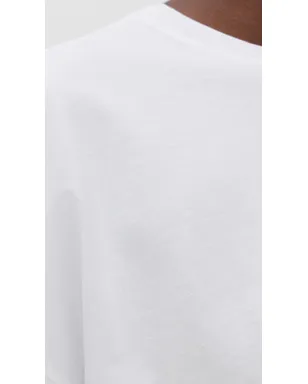 AGOLDE アーリ オーバーサイズド クロップドTシャツ ホワイト - サムネイル6
