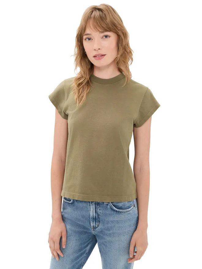 AGOLDE AGOLDE Bryce Cap Sleeve Tee Hamoaの商品画像