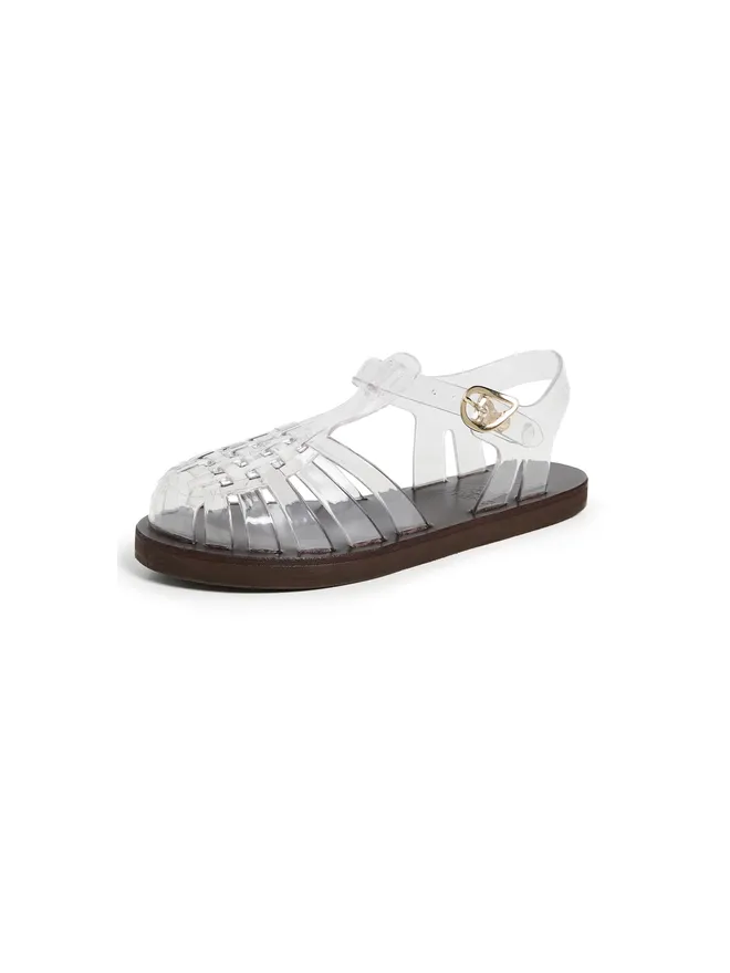 Ancient Greek Sandals Ancient Greek Sandals ホメリア ジェリーサンダル クリアの商品画像