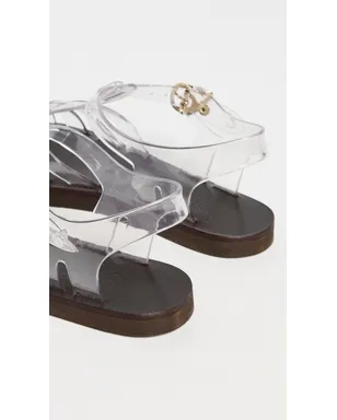 Ancient Greek Sandals ホメリア ジェリーサンダル クリア - サムネイル4