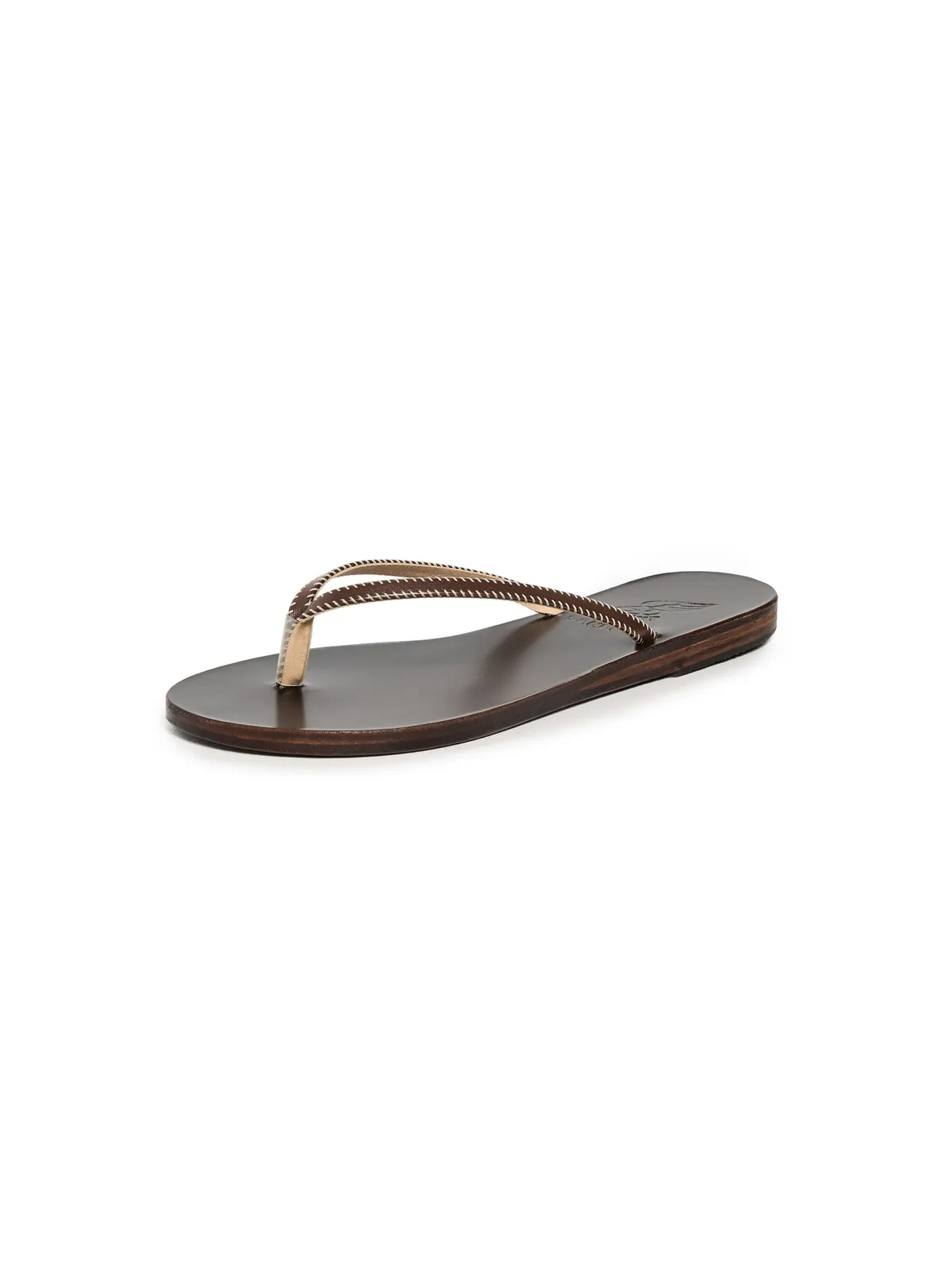 Ancient Greek Sandals サイオナーラ ステッチ サンダル - 画像1