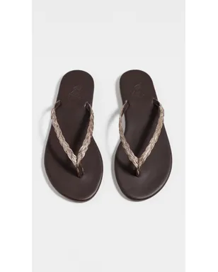 Ancient Greek Sandals サイオナーラ ラフィア フリップフロップ - サムネイル2