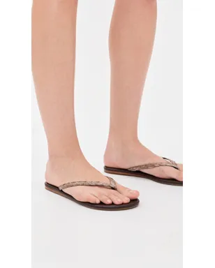 Ancient Greek Sandals サイオナーラ ラフィア フリップフロップ - サムネイル3