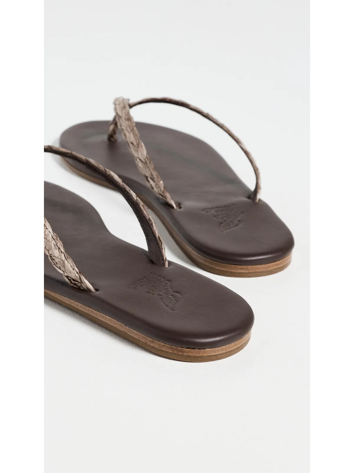 Ancient Greek Sandals サイオナーラ ラフィア フリップフロップ - 画像4