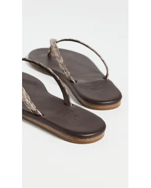 Ancient Greek Sandals サイオナーラ ラフィア フリップフロップ - サムネイル4