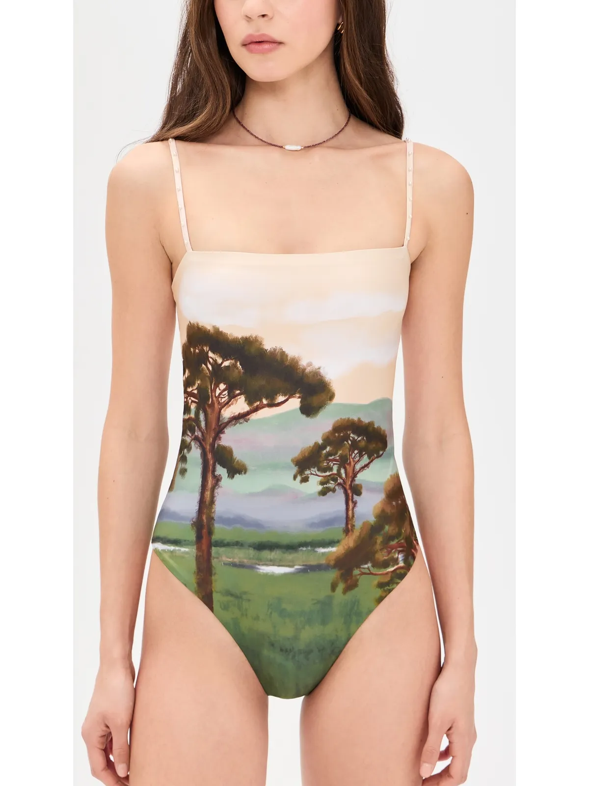 Agua by Agua Bendita Durazno Paraiso ワンピース水着 マルチカラー - 画像2