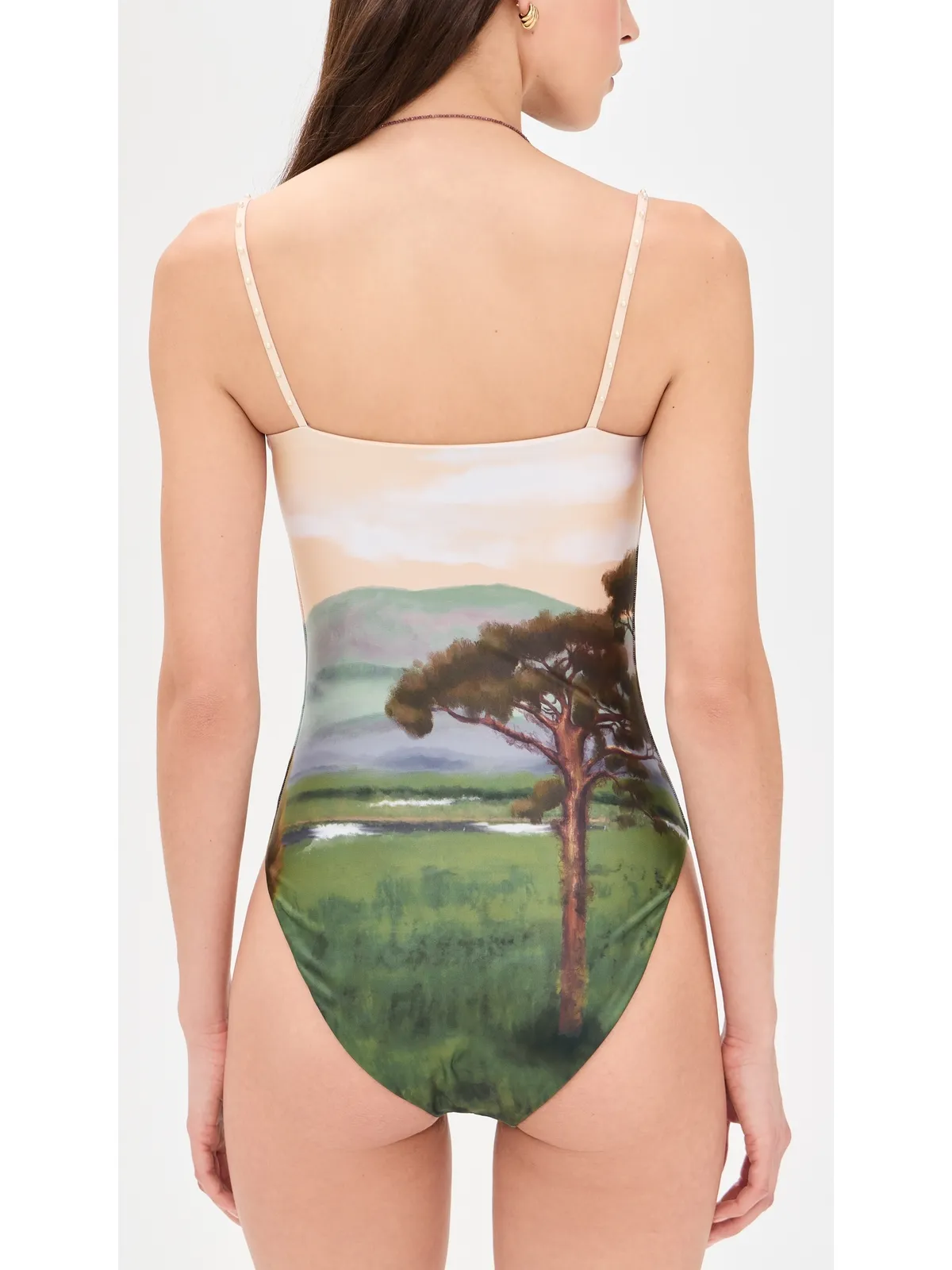 Agua by Agua Bendita Durazno Paraiso ワンピース水着 マルチカラー - 画像3