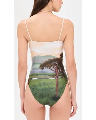 Agua by Agua Bendita Durazno Paraiso ワンピース水着 マルチカラー - サムネイル3