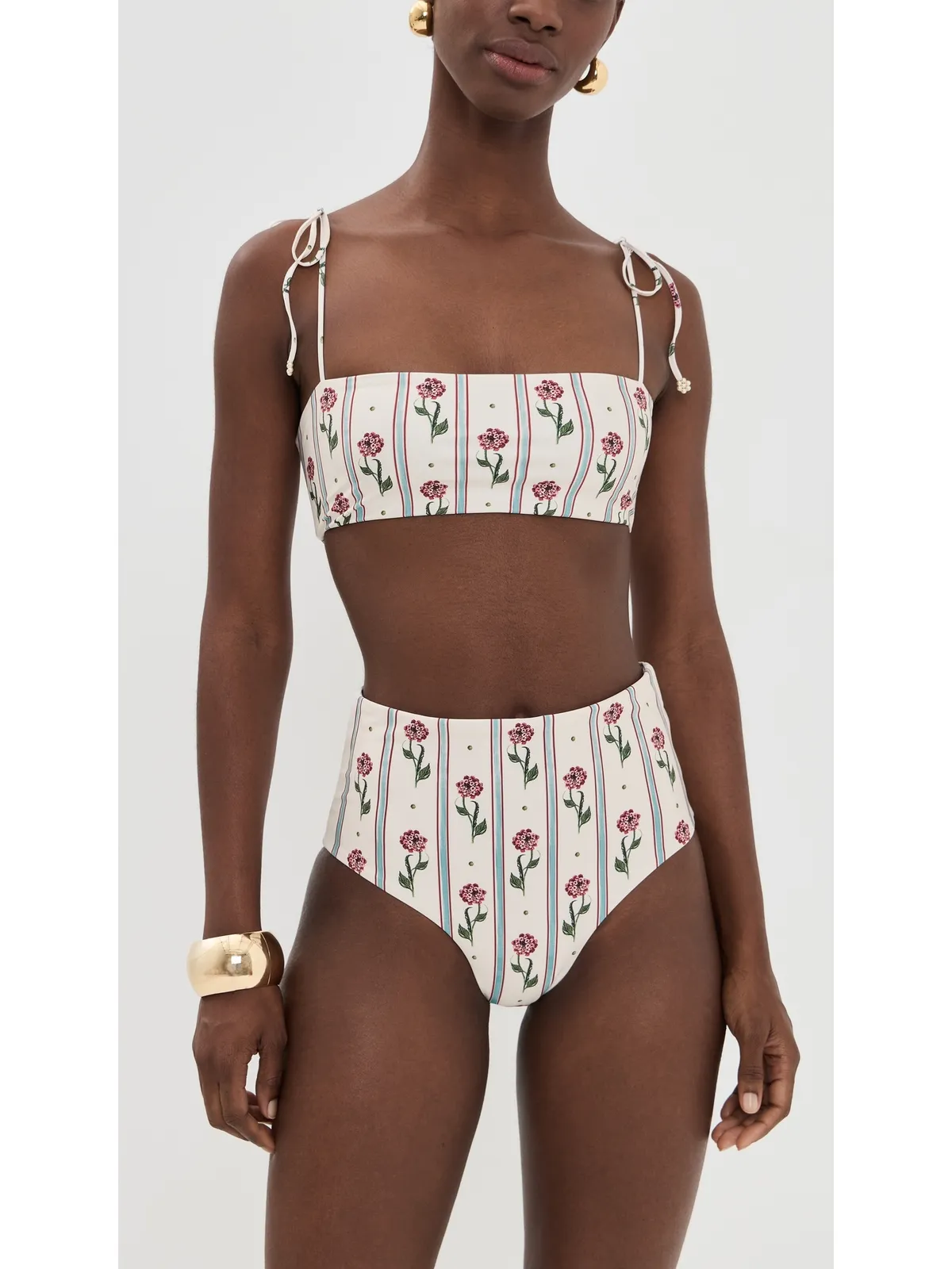 Agua by Agua Bendita プリマベーラ Quebrada ビキニトップ - 画像5