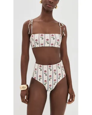 Agua by Agua Bendita プリマベーラ Quebrada ビキニトップ - サムネイル5