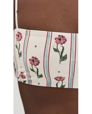 Agua by Agua Bendita プリマベーラ Quebrada ビキニトップ - サムネイル6