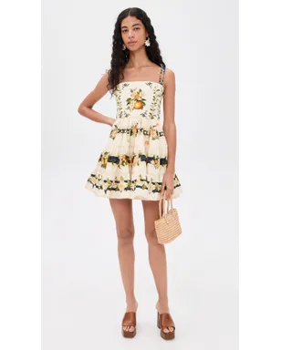Agua by Agua Bendita Lima Mini Valle Dress Multicolor - サムネイル5