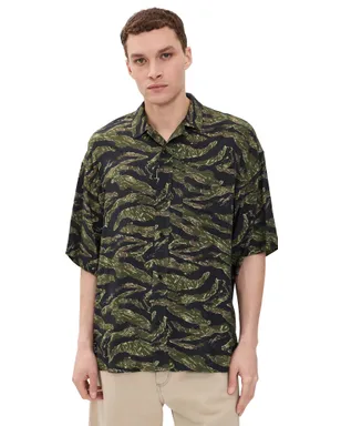 Alpha Industries タイガーカモ レラックスド キャンプシャツ - サムネイル1