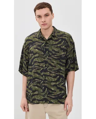 Alpha Industries タイガーカモ レラックスド キャンプシャツ - サムネイル2
