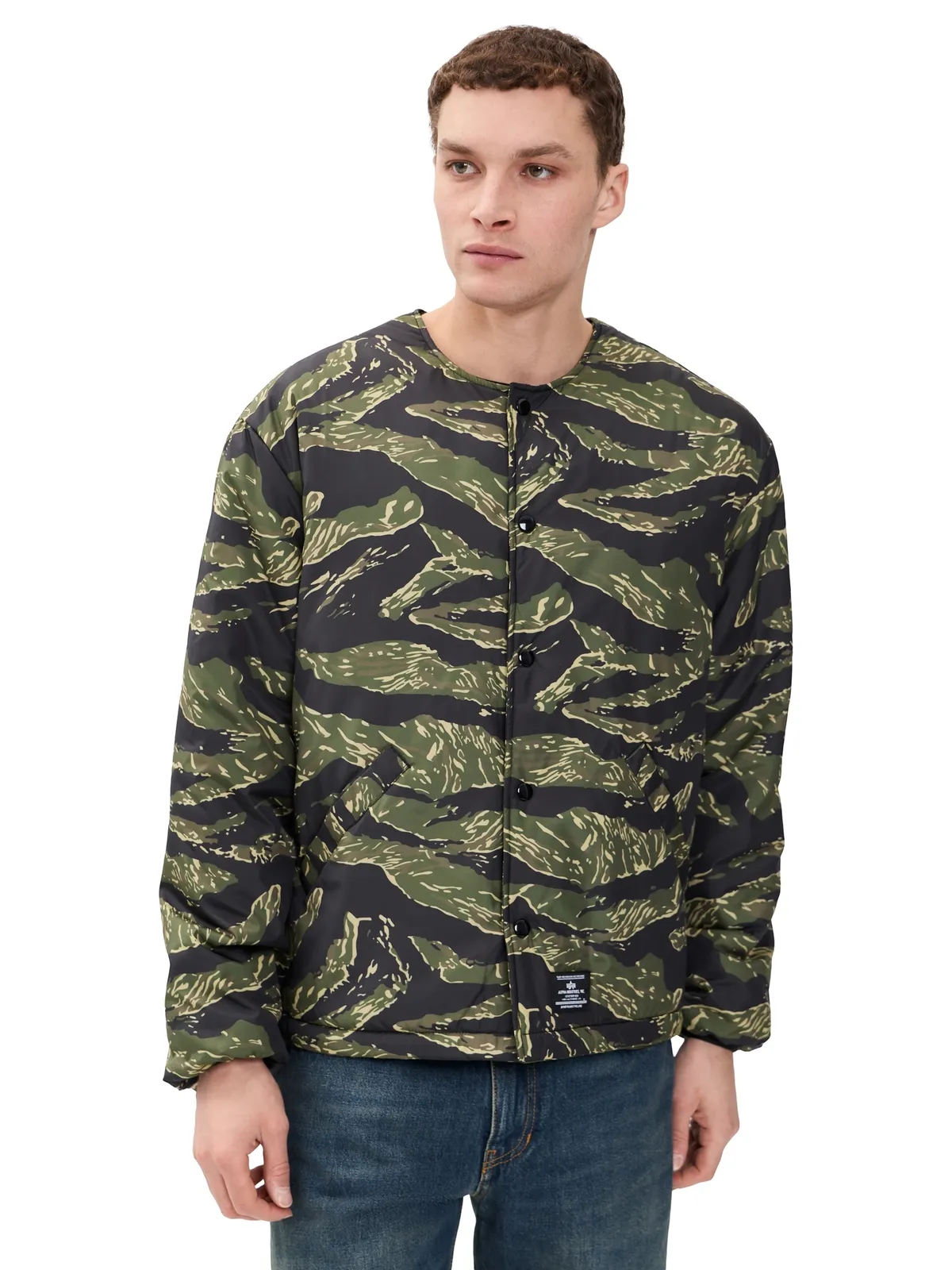 Alpha Industries リード レラックスド ライナー ジャケット タイガーカモ - 画像1