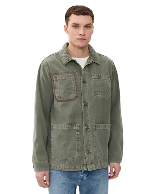 Alpha Industries コットン バーンジャケット OG-107 グリーン - サムネイル1