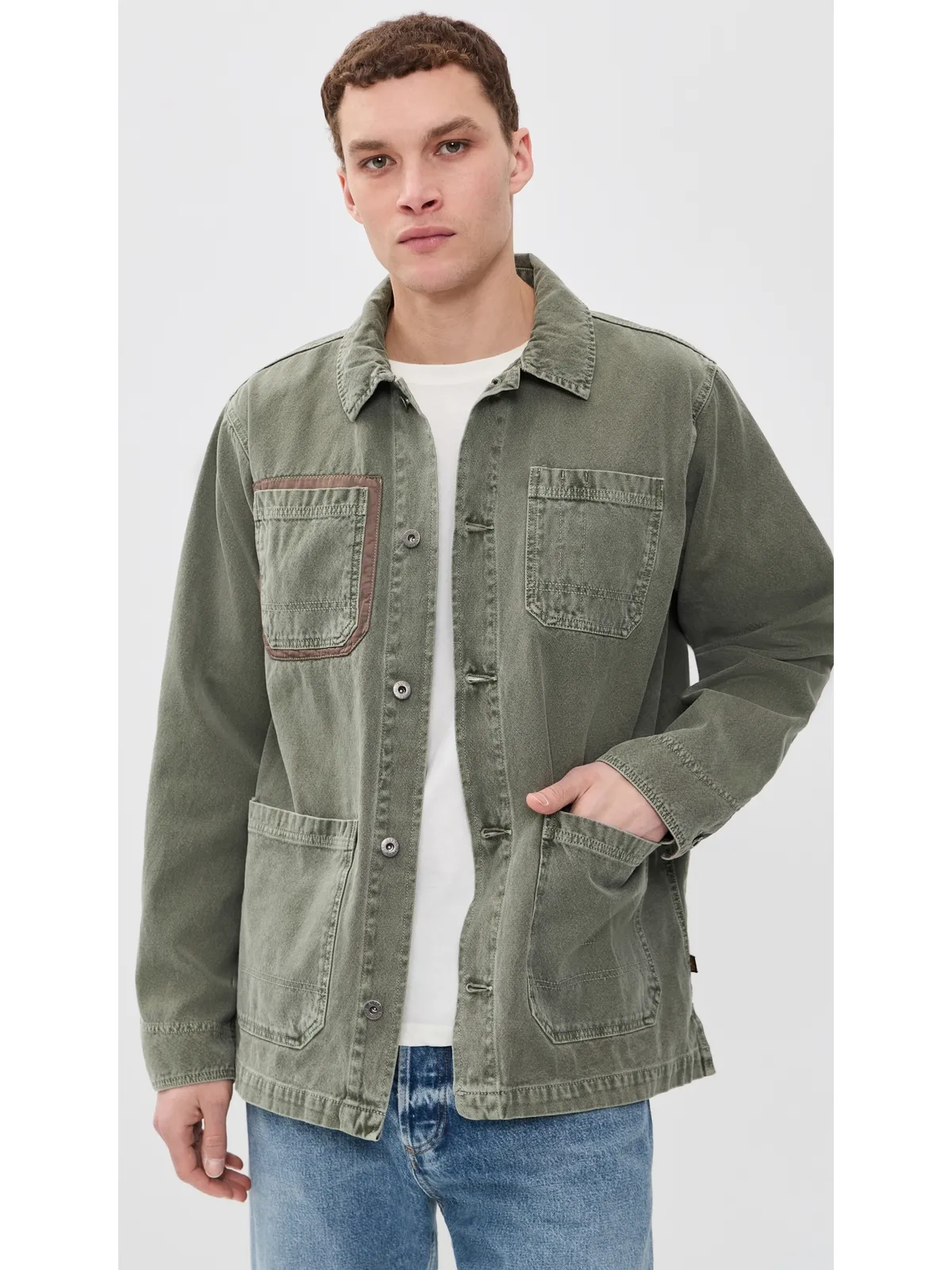 Alpha Industries コットン バーンジャケット OG-107 グリーン - 画像2