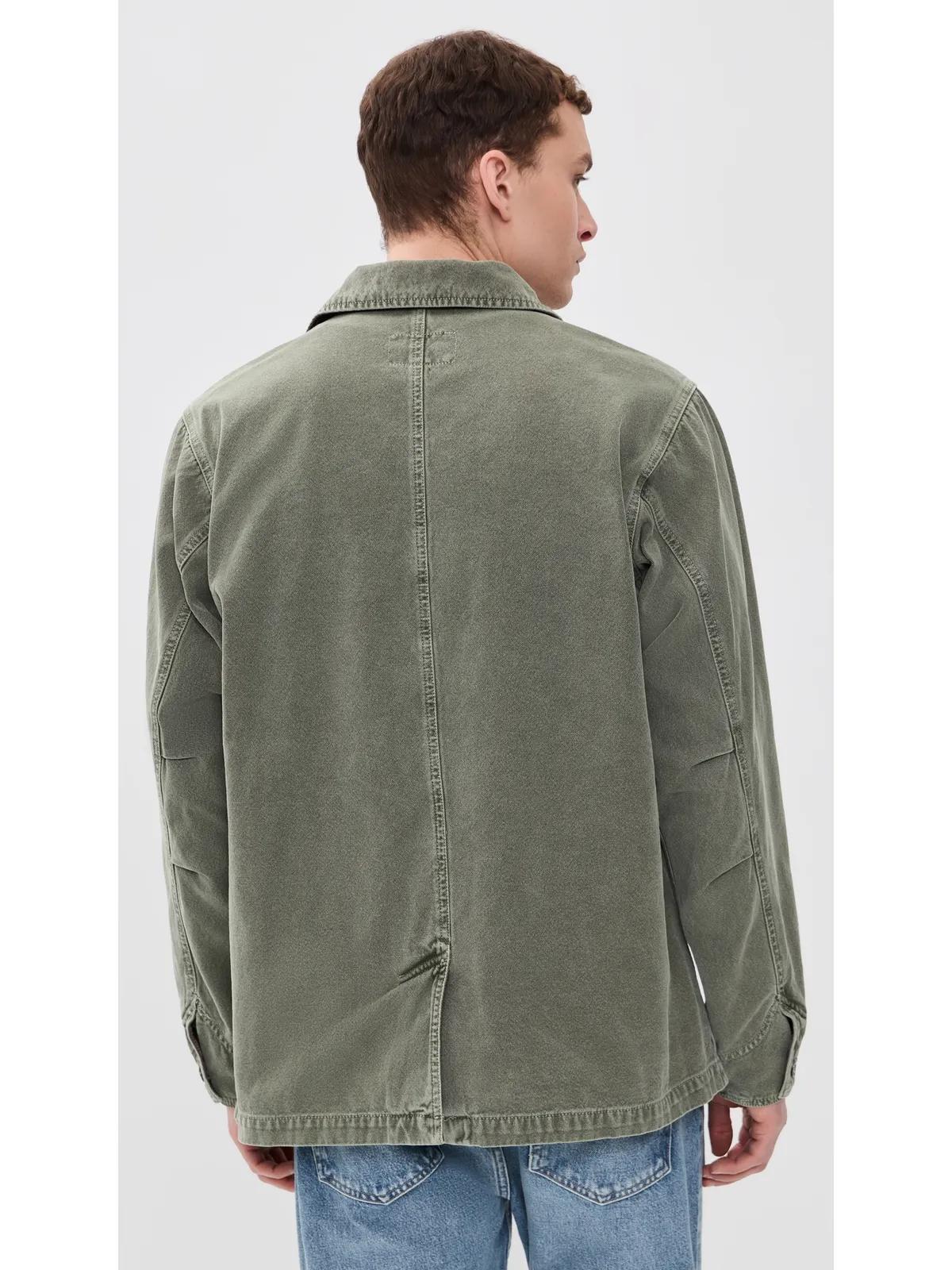 Alpha Industries コットン バーンジャケット OG-107 グリーン - 画像3